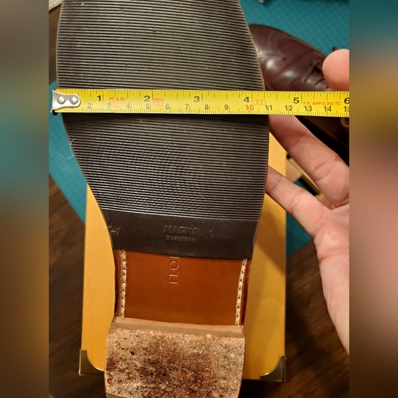 Florsheim - Goodyear Welted - BURGANDY Veblen long wing derby/blucher. - Picture 8 of 8